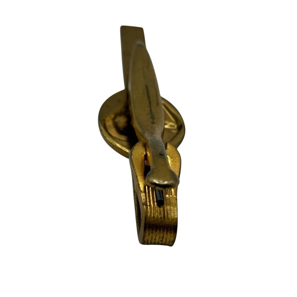 USMC Marine Corps Tie Bar Clip Swank Eagle Anchor Globe Gold Tone Military‎ VTG - Picture 3 of 10